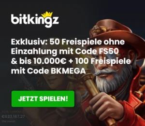 Bitkingz Casino Bonus