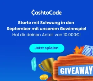 CashtoCode Lotterie September