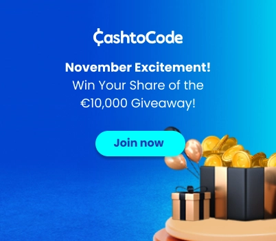 CashtoCode November Lottery