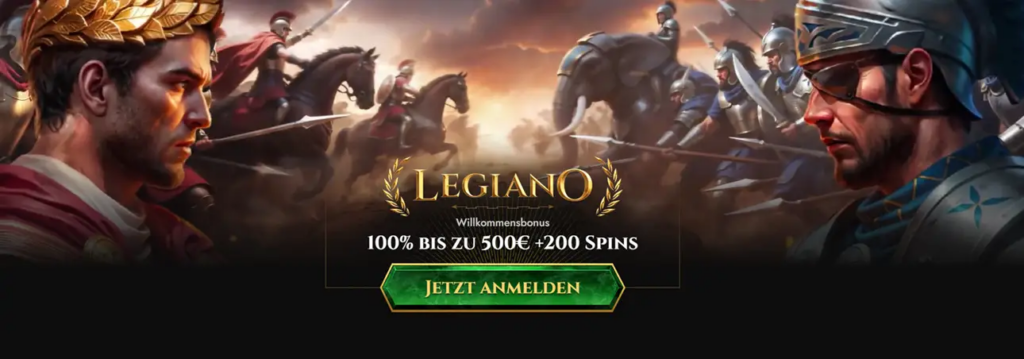 Legiano Casino Bonus