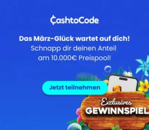 CashtoCode März Gewinnspiel