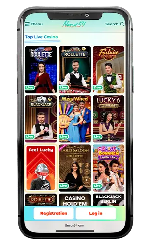 Neon54 Casino Top Live Casino