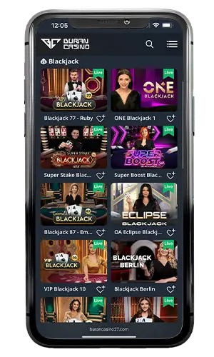 Buran Casino Live Blackjack ROW