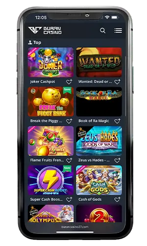 Buran Casino Top Slots ROW