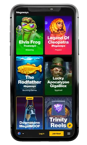 Just Casino Megaways Slots ROW