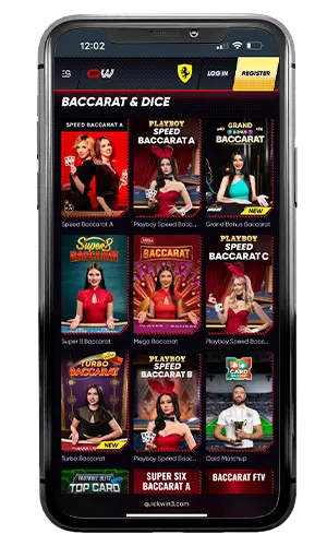 Quickwin Casino Live Baccarat ROW