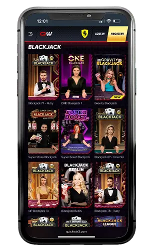 Quickwin Casino Live Blackjack ROW