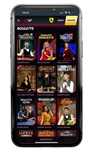 Quickwin Casino Live Roulette ROW