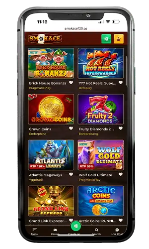 Smokace Casino Jackpot Slots ROW