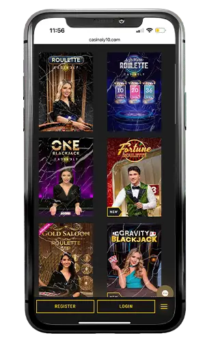 Casinoly Live Casino ROW 2