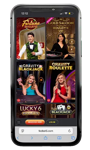 Fezbet Casino Live Roulette 1 ROW