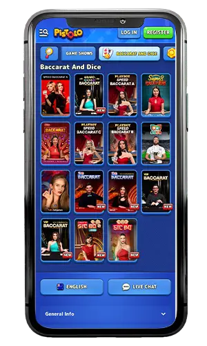 Pistolo Casino Live Baccarat ROW