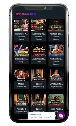 X7 Casino Live Roulette ROW