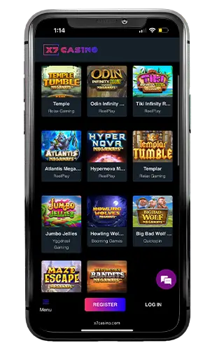 X7 Casino Megaways Slots ROW