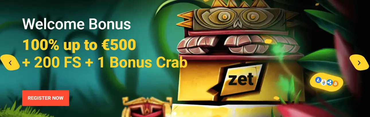 Zet Casino Bonus ROW