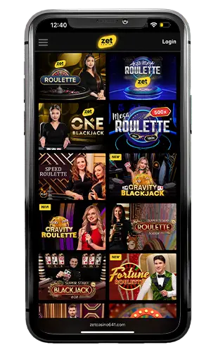Zet Casino Live Dealer Roulette ROW