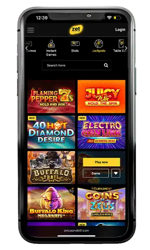 Zet Casino Slots Jackpots ROW