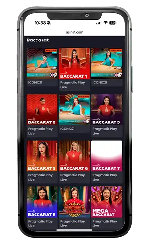 Asino Casino Live Baccarat ROW