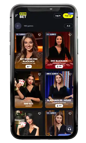 Bdmbet Casino Live Blackjack ROW