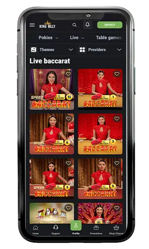 Kingbilly Casino Live Baccarat ROW