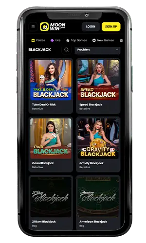 Moonwin Casino Live Blackjack ROW