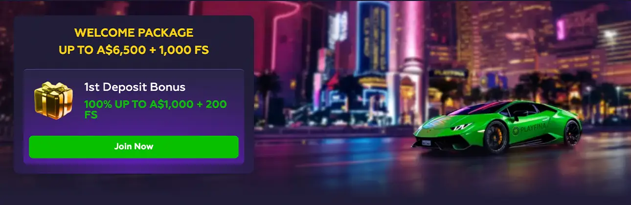 Playfina Casino Bonus ROW