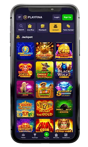Playfina Casino Jackpot Slots ROW