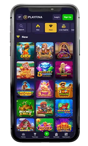 Playfina Casino New Slots ROW
