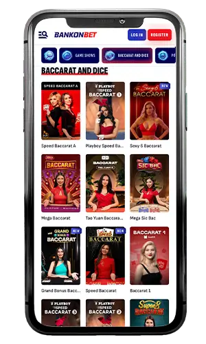 Bankonbet Casino Live Baccarat ROW