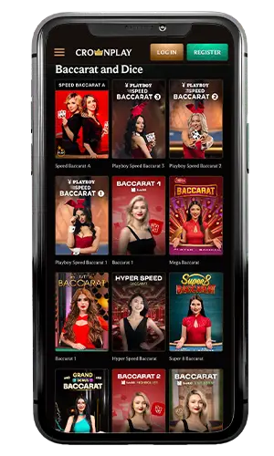 Crownplay Casino Live Baccarat ROW