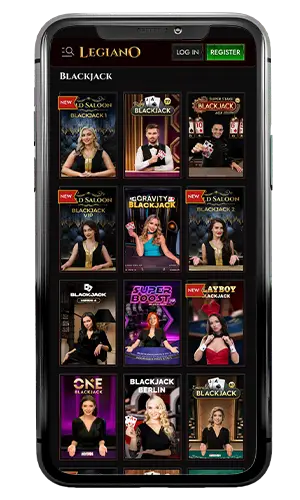 Legiano Casino Live Blackjack ROW