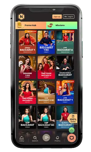 National Casino Live Baccarat ROW