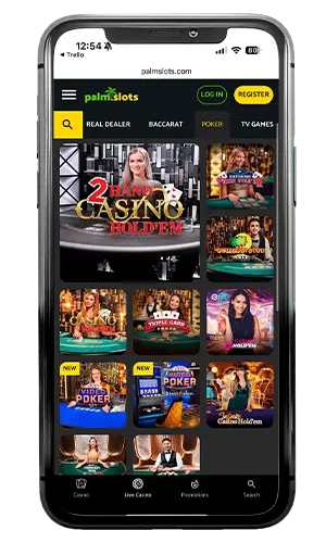 Palmslots Casino Live Poker ROW