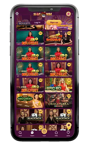 Slotvibe Casino Live Baccarat ROW