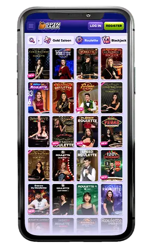 Spinbara Casino Live Roulette ROW