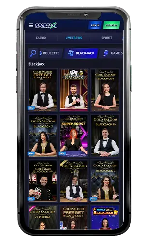 Sportaza Casino Live Blackjack ROW