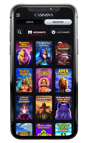 Casinova Casino Slots Megaways ROW