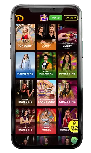 Dragonslots Casino Live Dealer Games 1 ROW