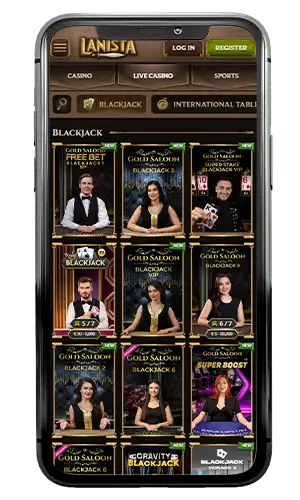 Lanista Casino Live Blackjack ROW