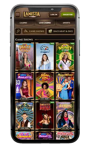 Lanista Casino Live Gameshows ROW
