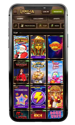 Lanista Casino Slots Top ROW