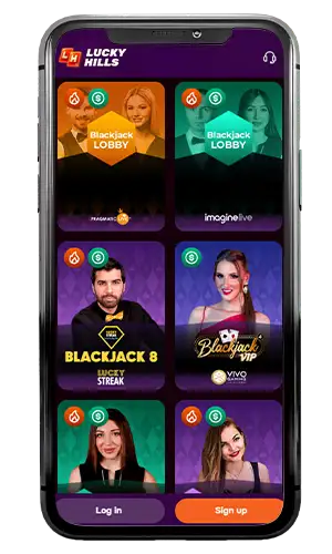 Luckyhills Casino Live Blackjack ROW