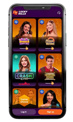 Luckyhills Casino Live Game Shows ROW
