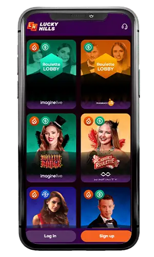 Luckyhills Casino Live Roulette ROW