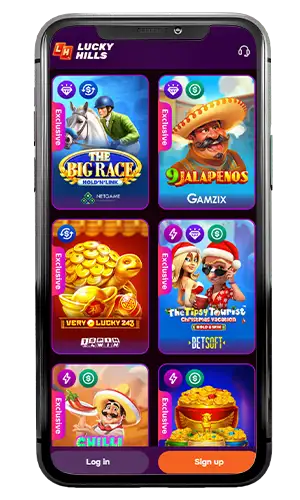 Luckyhills Casino Exclusive Slots ROW