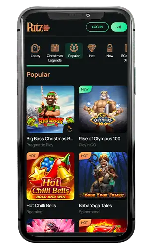 Ritzo Casino Slots Top ROW