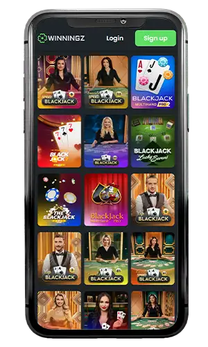 Winningz Casino Live Blackjack ROW